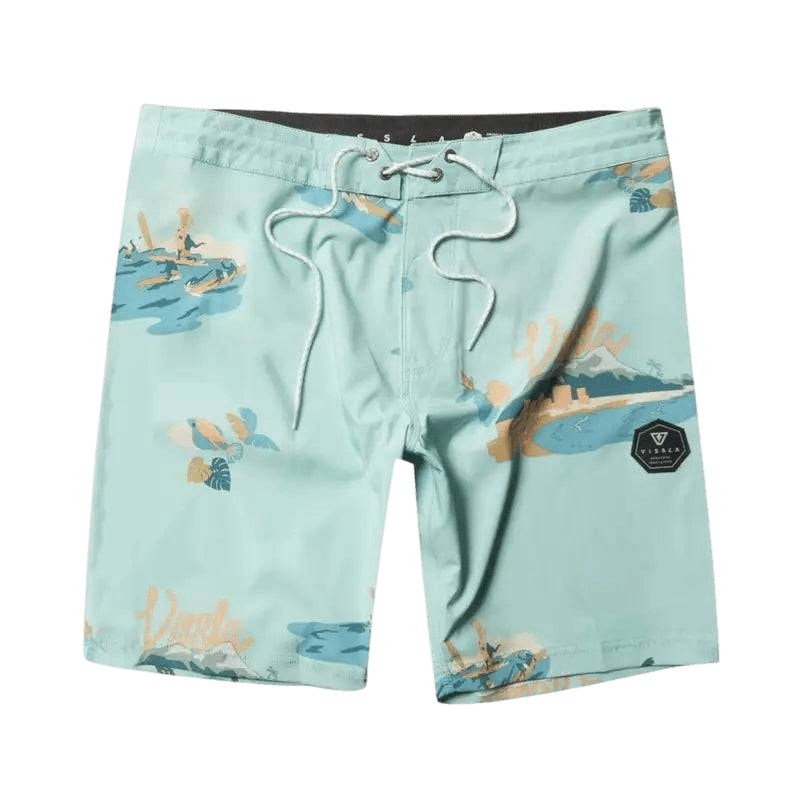 VISSLA Boardshorts Waikikooks 18.5" 31-36 Mint Color
