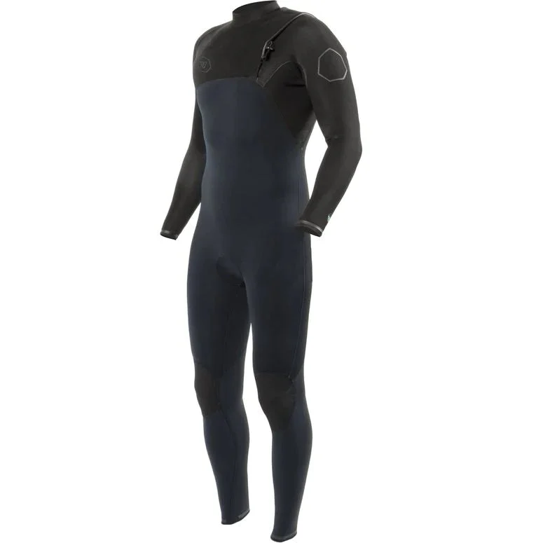 Vissla Mens Wetsuit / 4/3mm Thick / Model: High Seas II No Zip / Stealth Colour