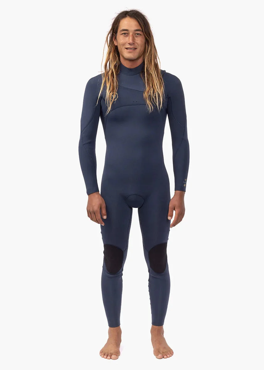 Vissla Mens Wetsuit / 5/4mm Thick / Model: Seven Seas II Full Chest Zip / Dark Slate Colour