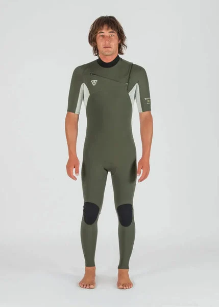 Vissla Mens Wetsuits Natural Seas 2-2 Short Sleeve Full Suit Wetsuit