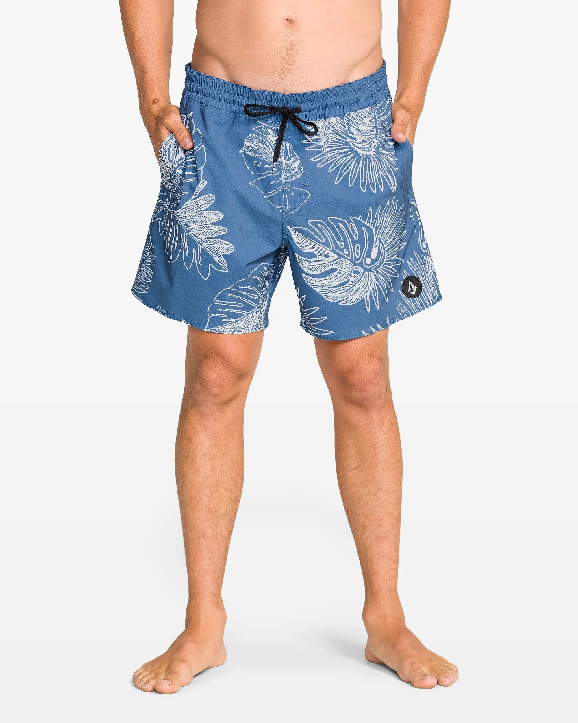 Volcom Lido Print Trunks 16 - Blueberry