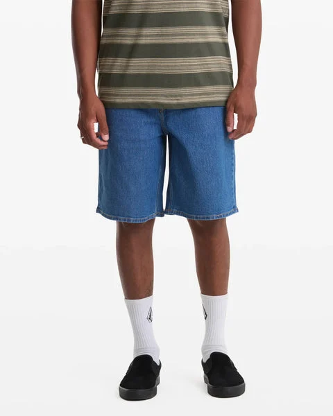 Volcom Mens Shorts Billow Denim