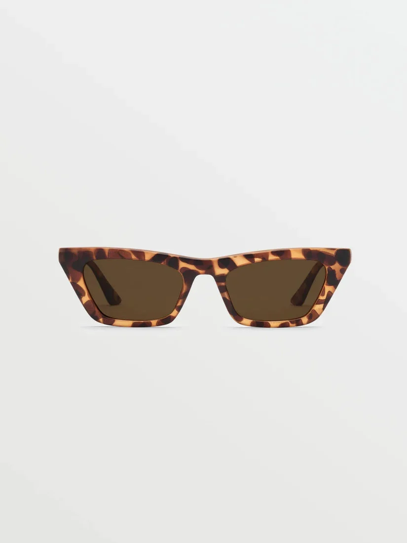 Volcom Peace Punk Matte Tort/Bronze Polar Sunglasses