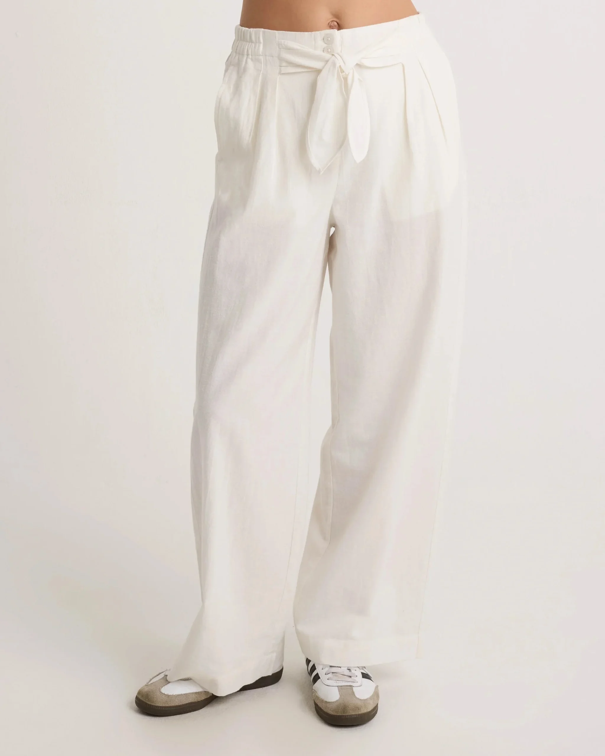 Volcom W Bow Chicka Pants - Vintage White