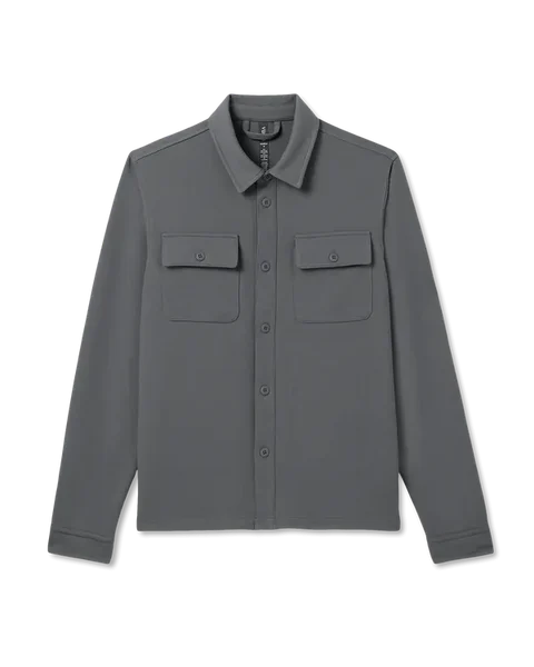Vuori Mens Jacket Waffle Shirt Jacket