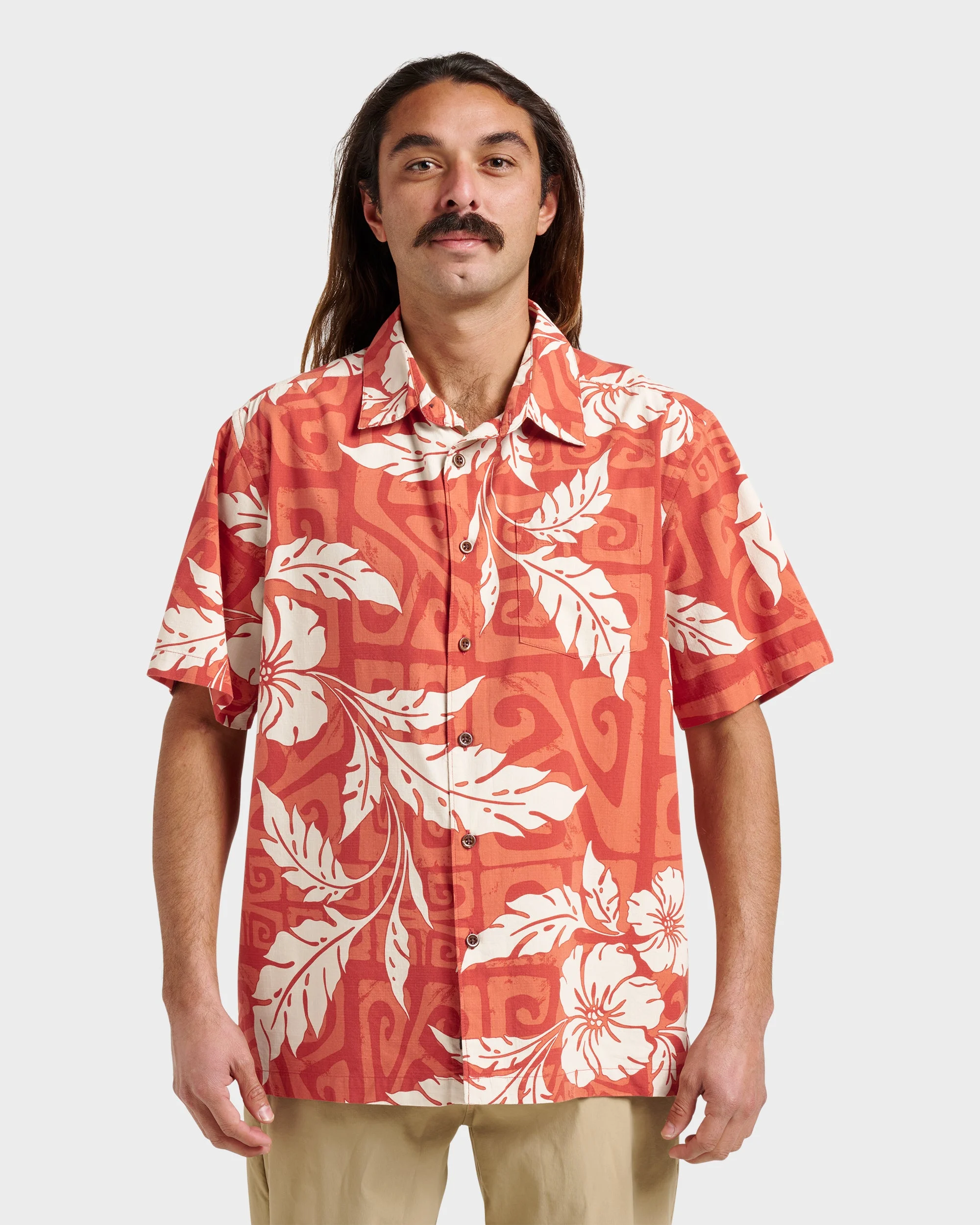 Waterman Beach Shack Shirt - Hot Sauce | Quiksilver