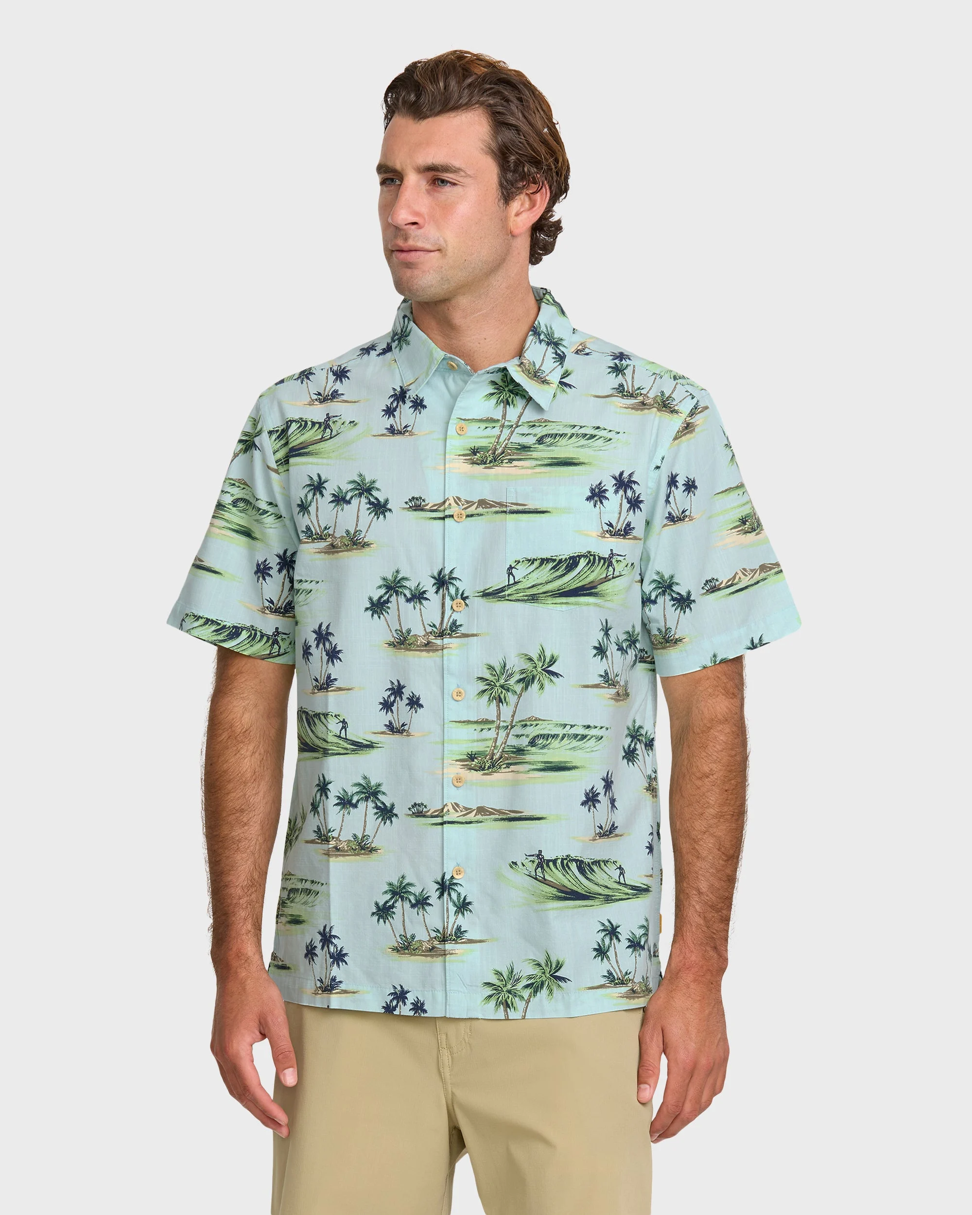 Waterman Day Dreamin' Shirt - Cool Blue | Quiksilver