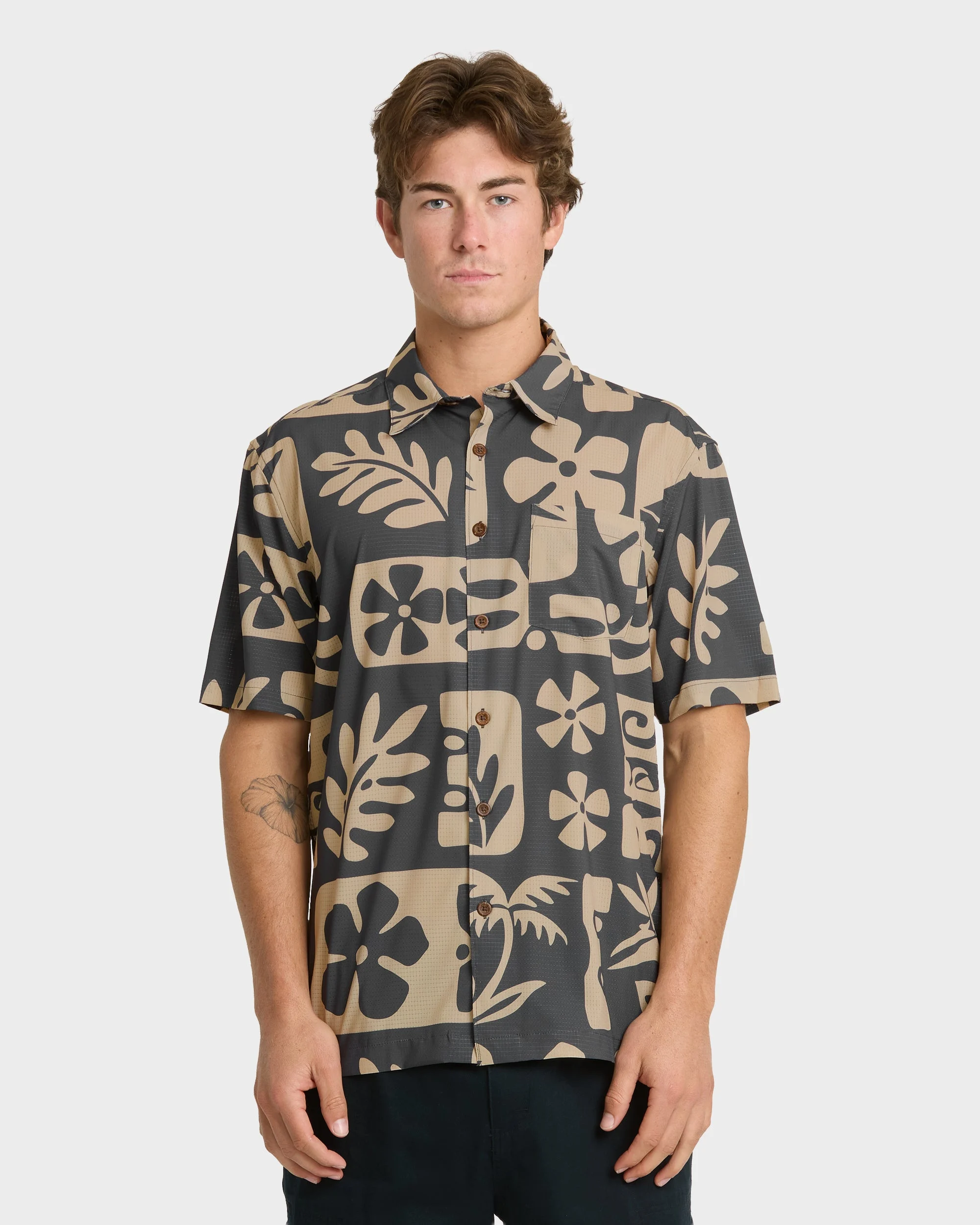 Waterman Dunes Shirt - Phantom | Quiksilver