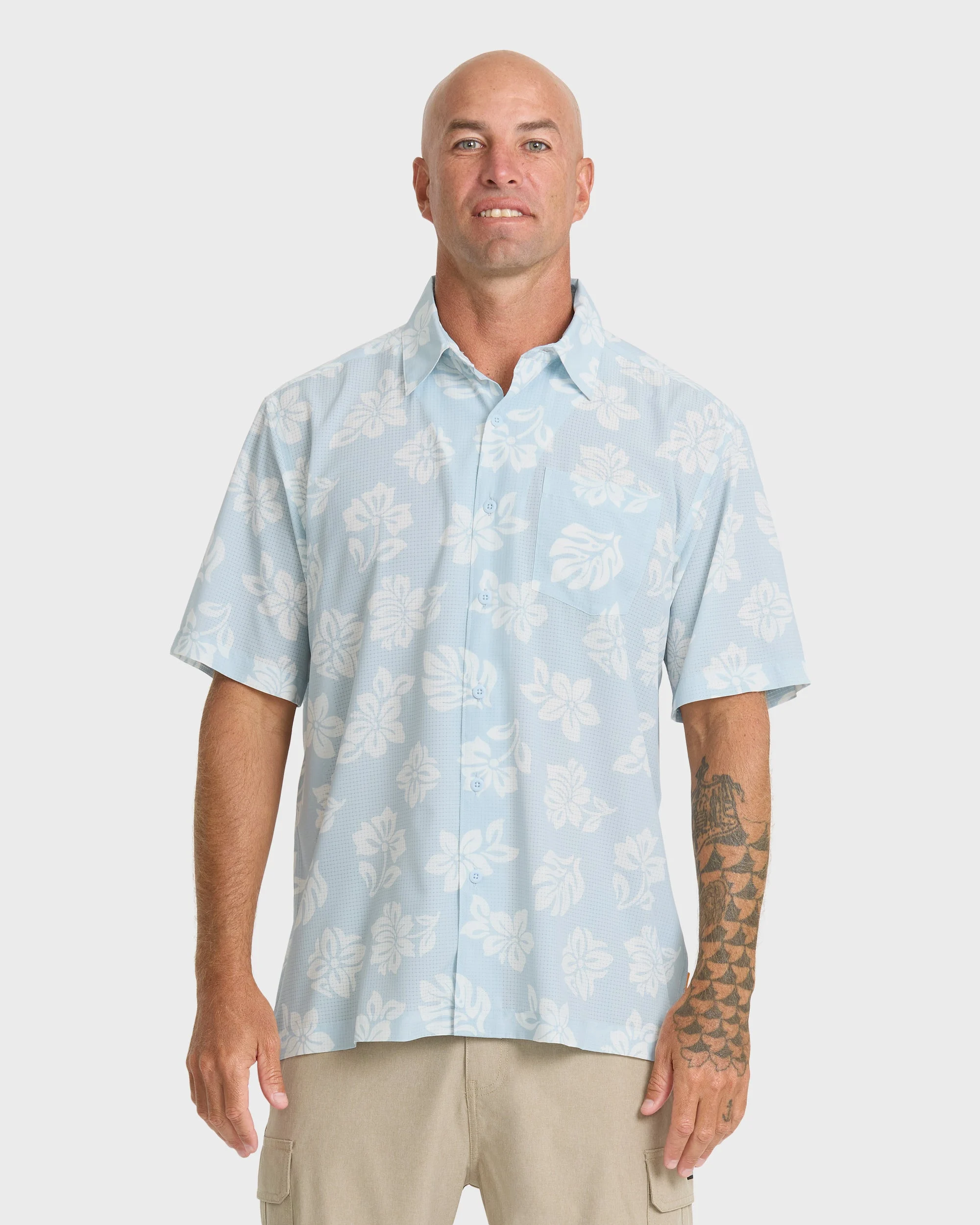 Waterman Performance Pack Short Sleeve Woven Shirt - Skyway | Quiksilver