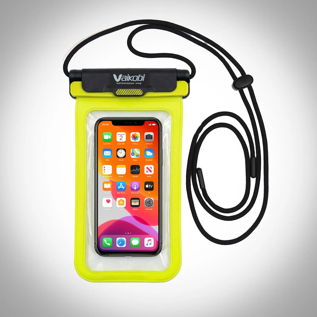 Waterproof Phone Case - Yellow