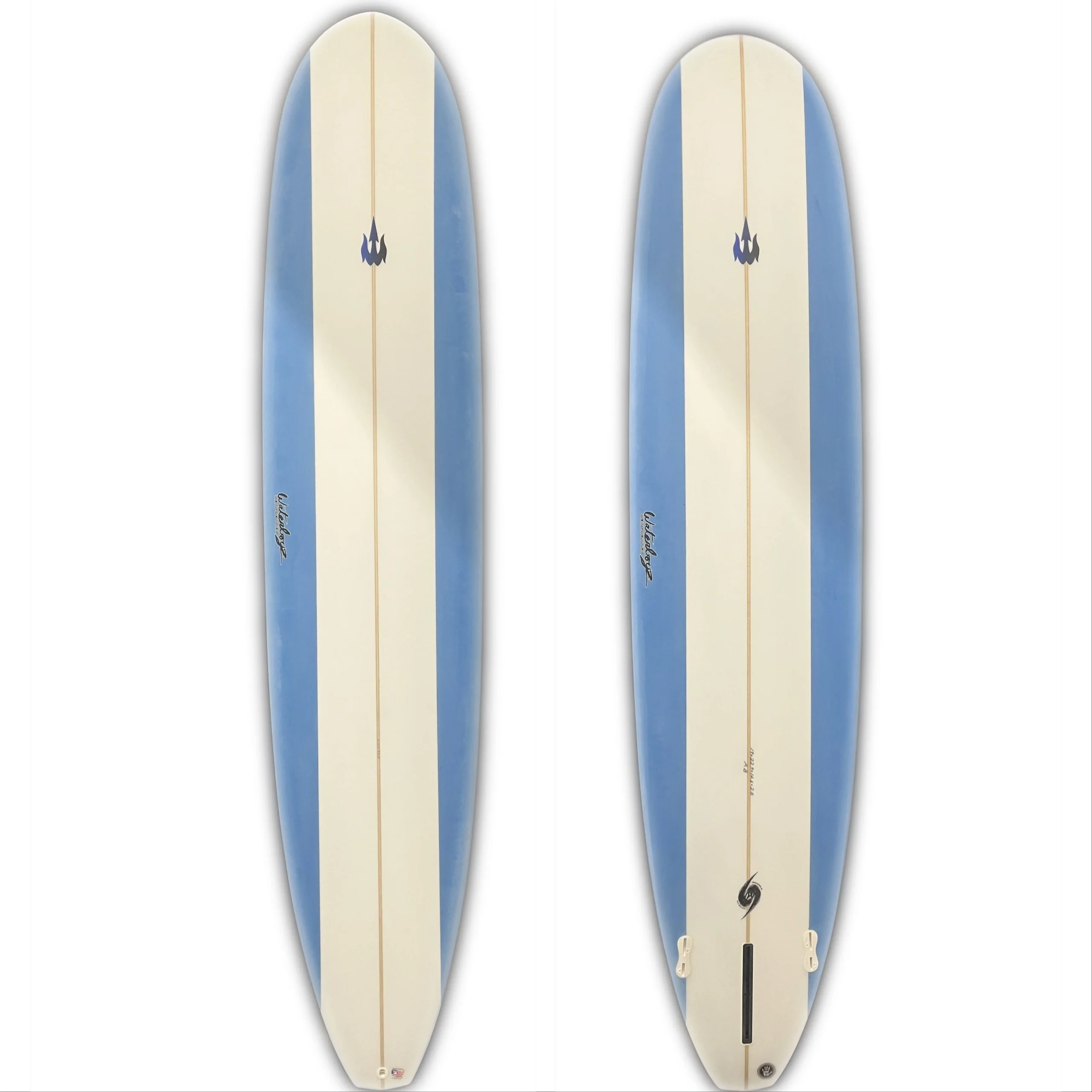 WBZ 8'10" Blue Foam Longboard