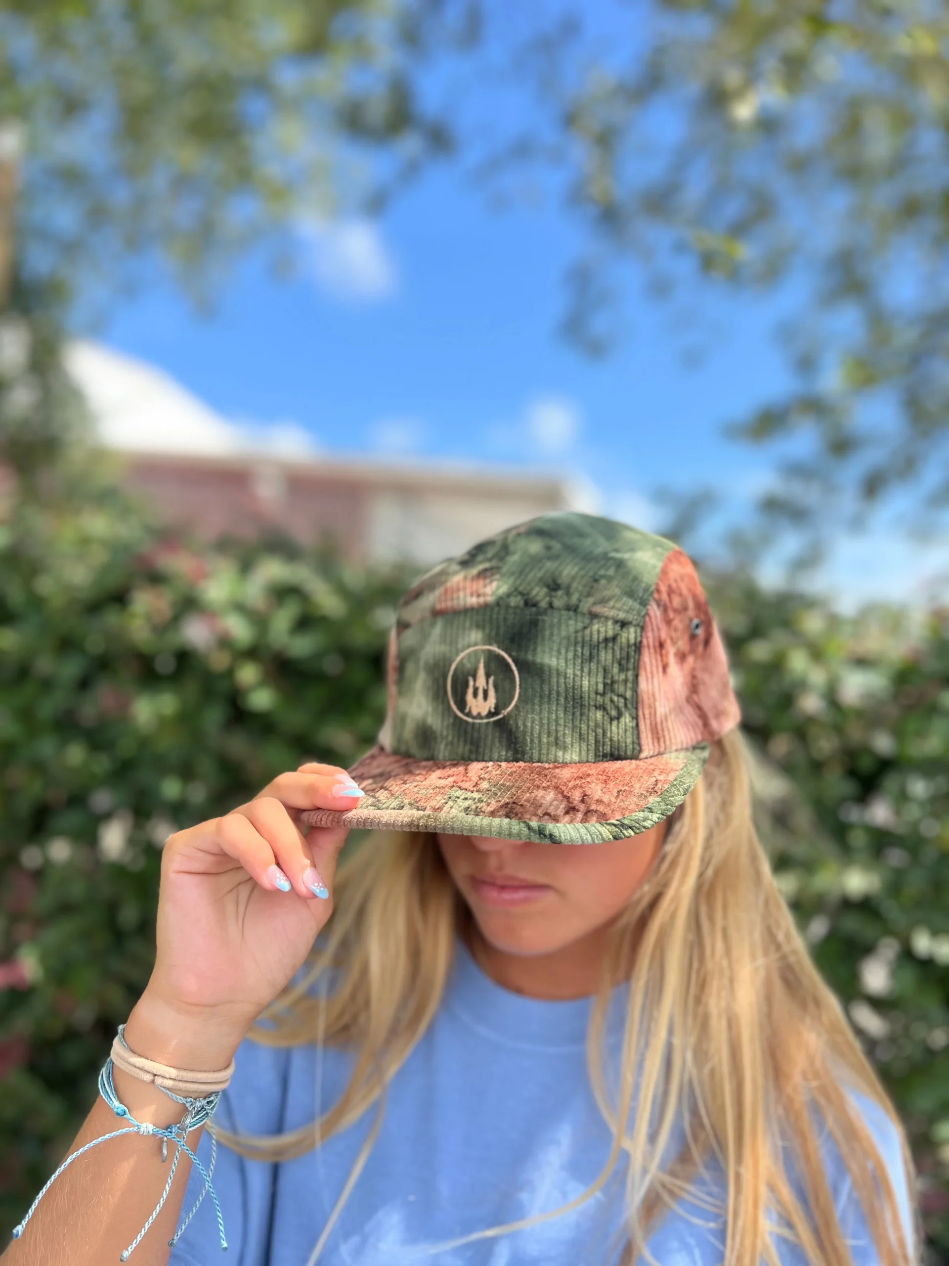 WBZ Corduroy Hat - Green Brown