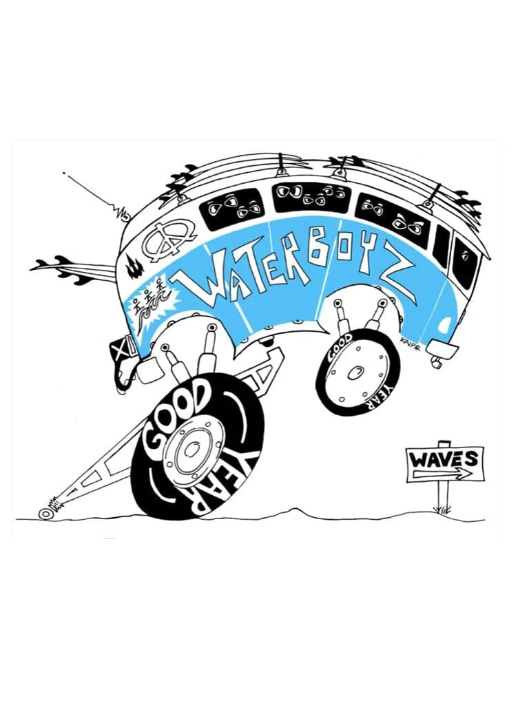 WBZ Crazy Van Sticker 4"