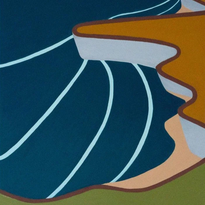 "WEST CLIFF" Painting by Travis Weller