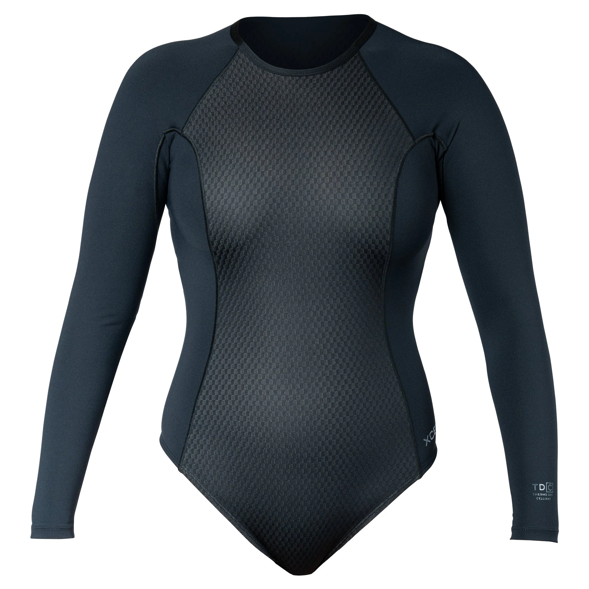 Women's Premium Stretch Celliant Jaquard High-Cut Long Sleeve Springsu