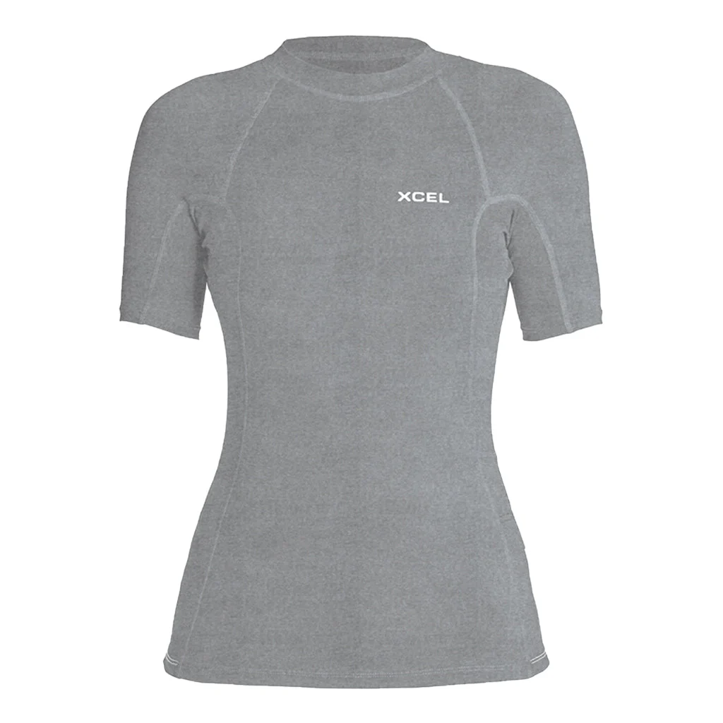 Women's Premium Stretch Short Sleeve Performance Fit UV Top - Heather