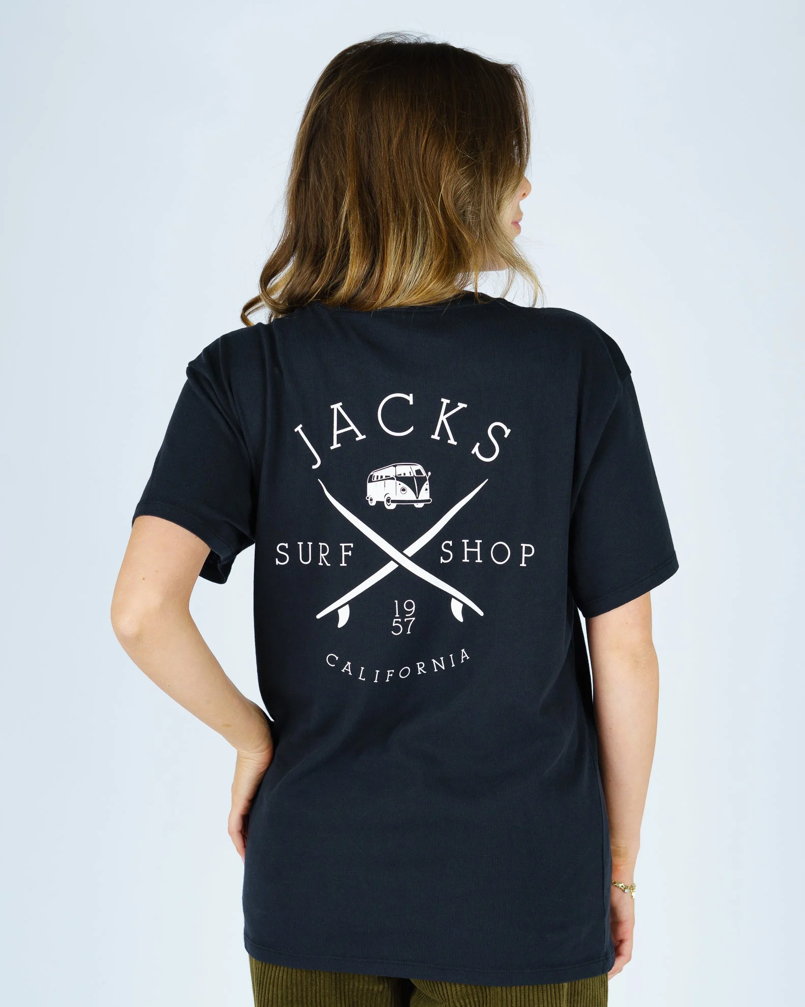 Women's Bus Stop S/S Tee - Black