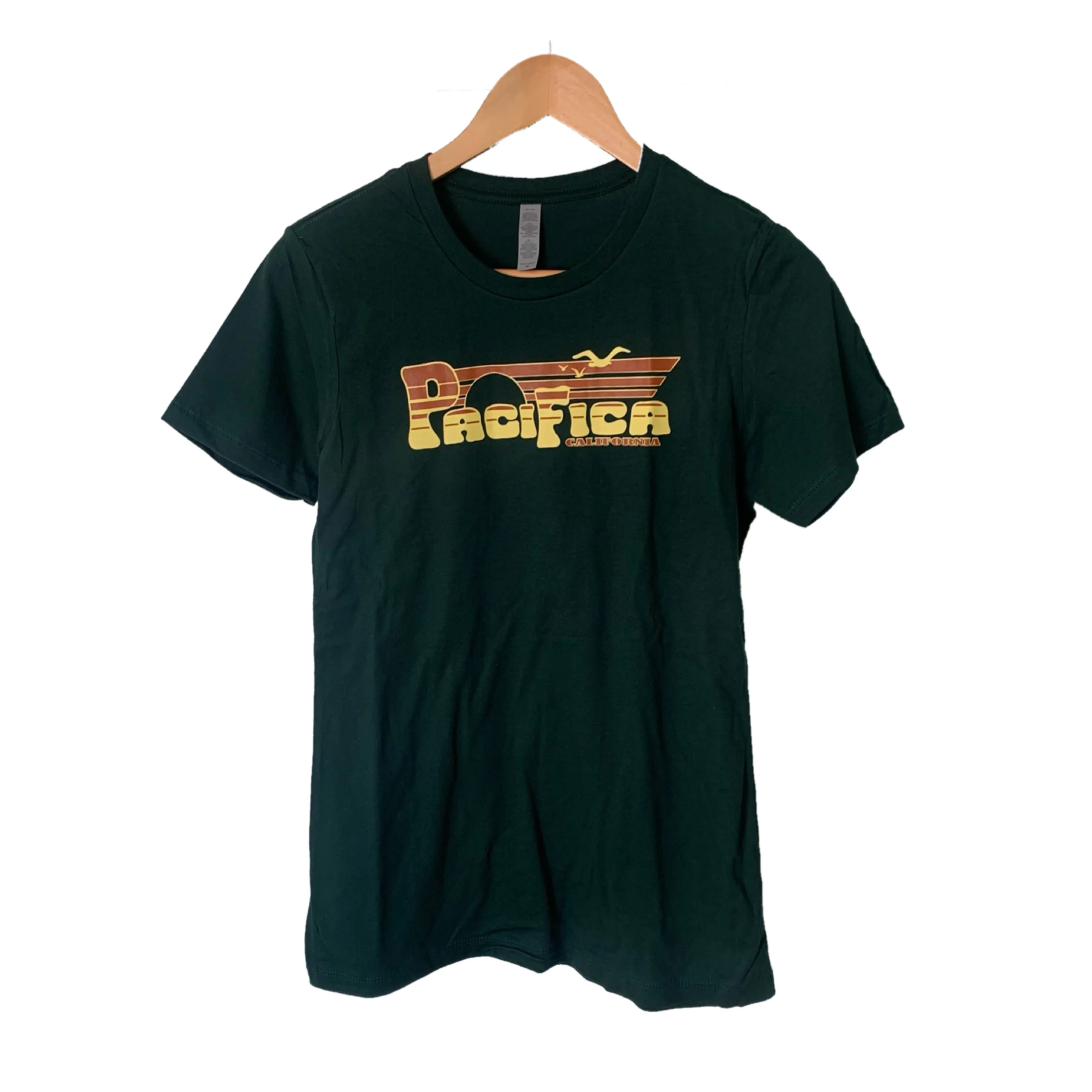 Women's Sunset Boyfriend Tee - Green