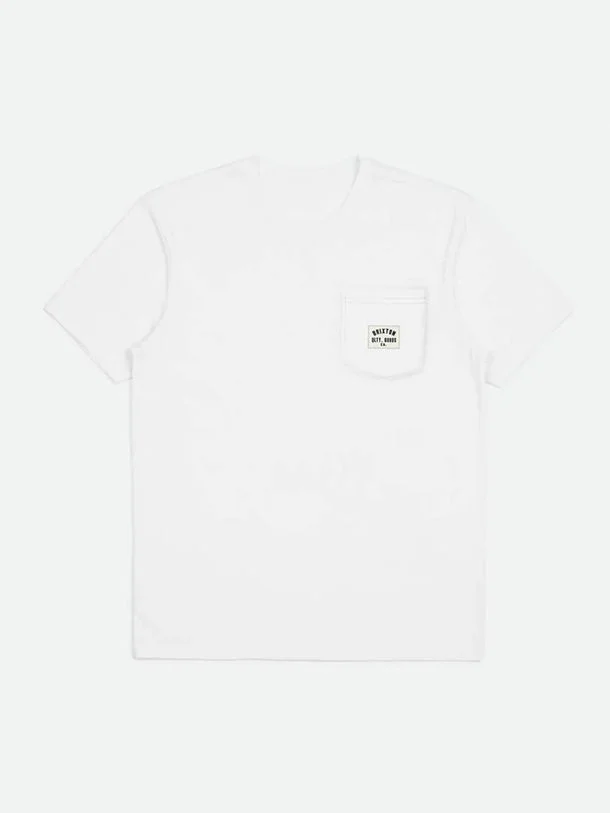 Woodburn S/S Tailored Pocket Tee - White