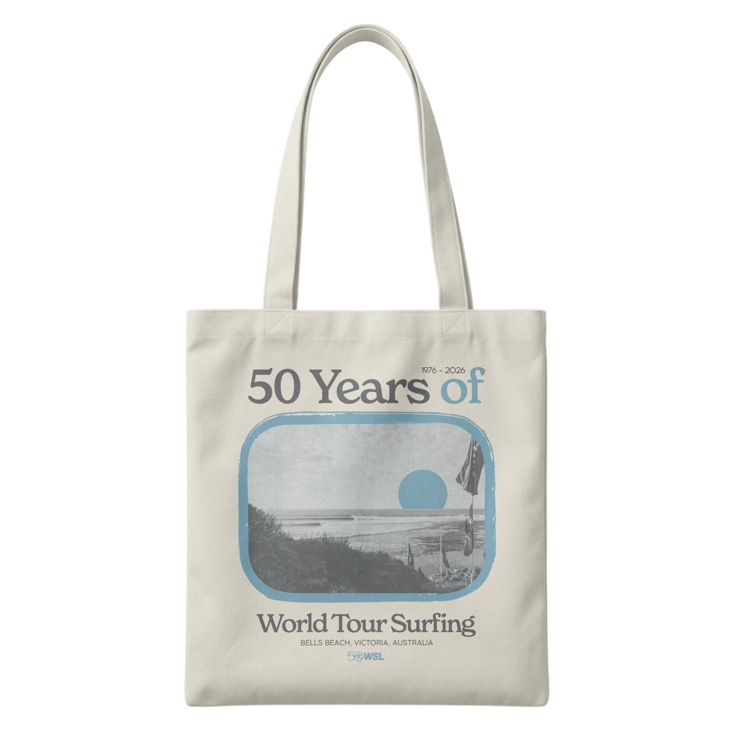 WSL50 Bells Beach Canvas Tote Bag