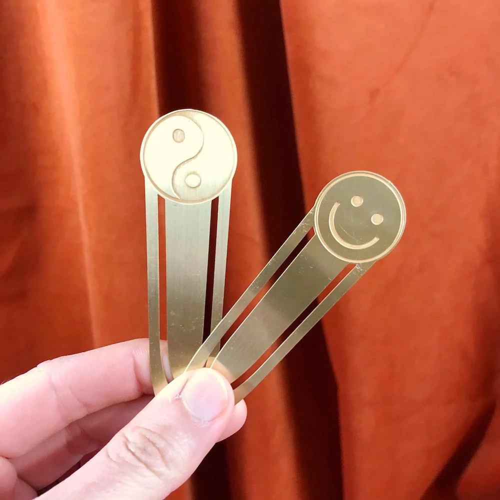 Yin Yang & Smiley Bookmarks