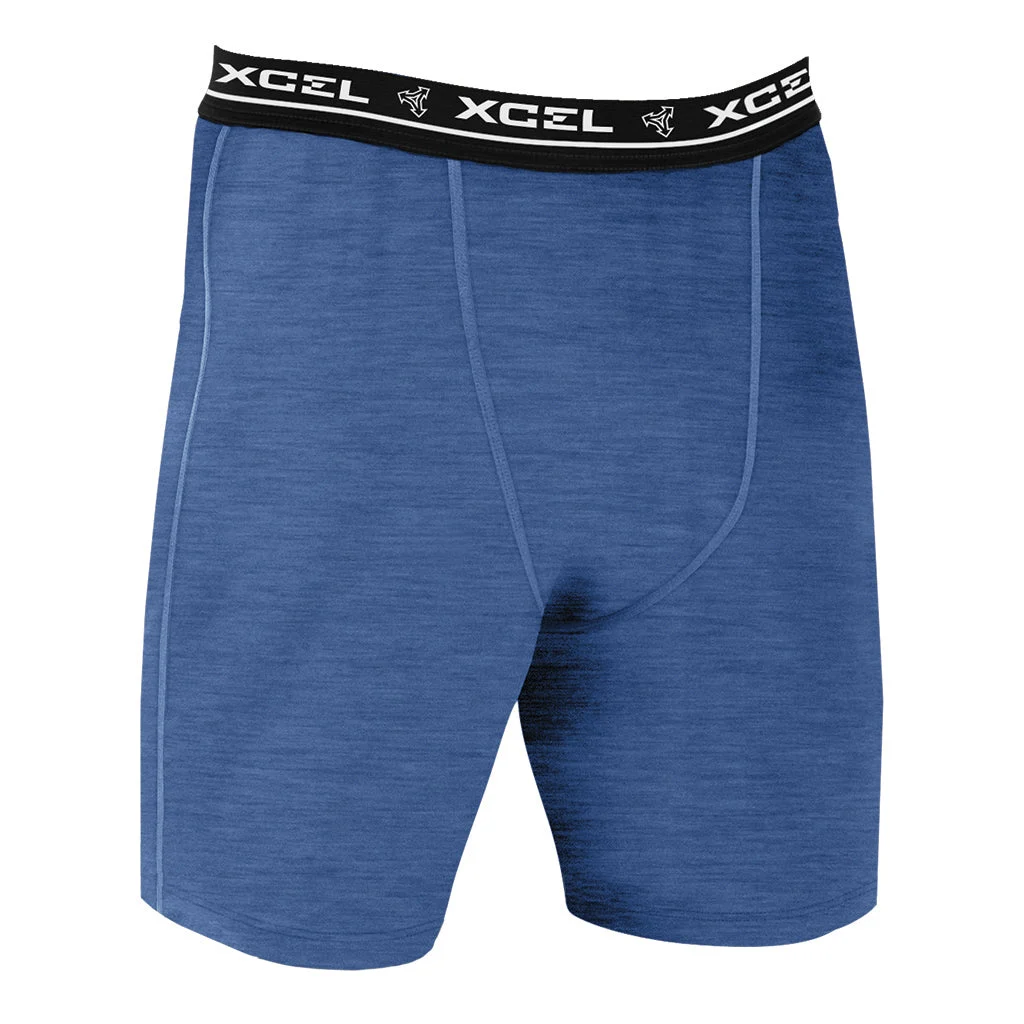 Youth Heathered Ventx Undershort - Cascade Blue